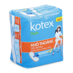 Băng vệ sinh Kotex Style siêu mỏng không cánh 8 miếng chính hãng