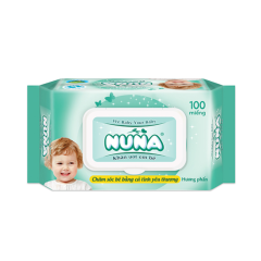 Khăn ướt em bé Nuna gói 100 miếng chính hãng