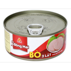 Bò hai lát 3 Bông Mai Vissan hộp 150g chính hãng