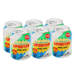 Lốc 6 nước tăng lực Lipovitan mật ong 250ml chính hãng