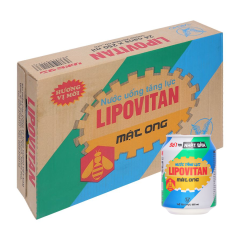 Thùng 24 nước tăng lực Lipovitan mật ong lon 250ml chính hãng