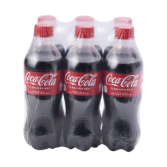 Lô 6 nước ngọt Coca-Cola chai 390ml chính hãng