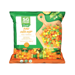 Rau hỗn hợp Sài Gòn Food 500g chính hãng