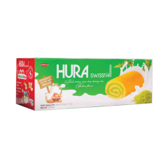 Bánh Swissroll Hura cốm 360g chính hãng
