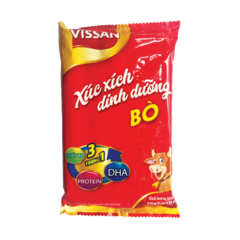 Xúc xích tiệt trùng Vissan DHA bò gói 5 cây x 35g chính hãng