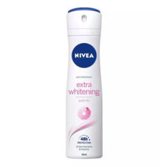 Xịt khử mùi Nivea Extra Whitening 150ml chính hãng
