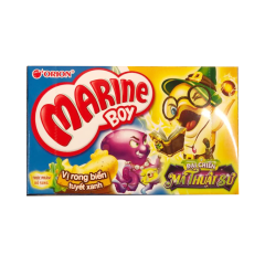 Bánh Marine Boy vị rong biển tuyết xanh hộp 35g chính hãng
