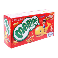 Bánh Marine Boy tôm nướng môi đỏ 35g chính hãng