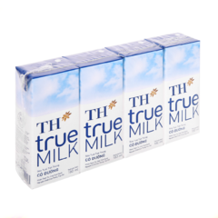 Lô 4 hộp sữa TH true Milk có đường 180ml chính hãng | Siêu Thị GO!– Thực phẩm giá tốt