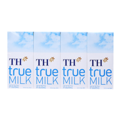 Lốc 4 hộp sữa TH true Milk ít đường 180ml chính hãng | Siêu Thị GO!– Thực phẩm giá tốt