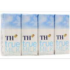 Lốc 4 sữa TH true Milk không đường 180ml chính hãng | Siêu Thị GO!– Thực phẩm giá tốt