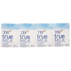 Lô 4 hộp sữa TH true Milk có đường 110ml chính hãng | Siêu Thị GO!– Thực phẩm giá tốt