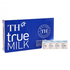 Thùng 12 lốc sữa TH true Milk có đường 110ml x 4 chính hãng | Siêu Thị GO!– Thực phẩm giá tốt