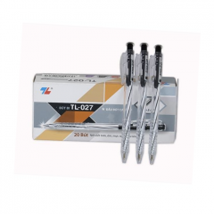 Hộp 20 bút bi Thiên Long 027 màu đen chính hãng