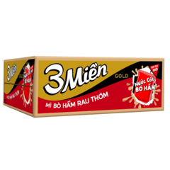Thùng 30 mì 3 Miền Reeva bò hầm 75g chính hãng | Siêu Thị GO!– Thực phẩm giá tốt