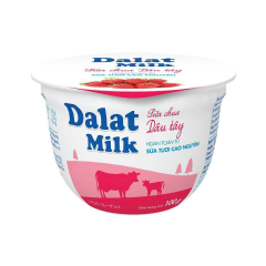 Sữa chua Dalatmilk vị dâu 100g chính hãng | Siêu Thị GO!– Thực phẩm giá tốt