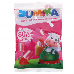 Kẹo Sumika sữa dâu 140g chính hãng