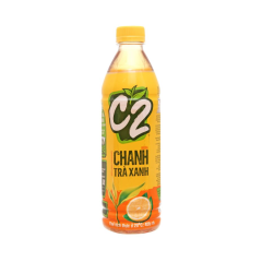 Trà xanh C2 vị chanh chai 455ml chính hãng