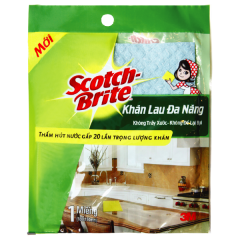 Lô 3 khăn lau đa năng 3M loại lớn 31.5x25.7cm chính hãng