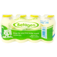 Lốc 4 hộp sữa chua men sống Betagen dứa 85ml chính hãng | Siêu Thị GO!– Thực phẩm giá tốt