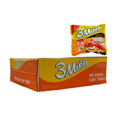 Thùng 30 mì tôm chua cay Thái 3Miền  Reeva 75g chính hãng | Siêu Thị GO!– Thực phẩm giá tốt