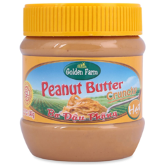 Bơ đậu phộng hạt Golden Farm 340g chính hãng