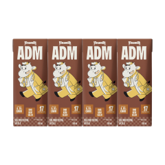 Lô 4 sữa Vinamilk ADM hương socola hộp 180ml chính hãng | Siêu Thị GO!– Thực phẩm giá tốt