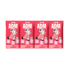 Lốc 4 hộp sữa Vinamilk ADM hương dâu 110ml chính hãng | Siêu Thị GO!– Thực phẩm giá tốt