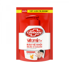 Nước rửa tay Lifebuoy Vitamin bảo vệ vượt trội túi 400g chính hãng