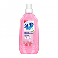 Nước lau sàn Sunlight hương hoa Lily & Hương Thảo chai 1kg chính hãng