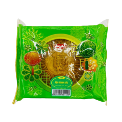 Bánh trung thu dinh dưỡng Bibica đậu xanh - gấc 150g chính hãng