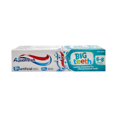 Kem đánh răng Aquafresh Big Teeth (6-8 tuổi) 50ml chính hãng