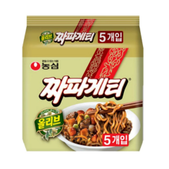Lô 5 mì Nongshim Chapagetti 140g chính hãng