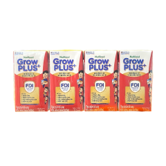 Lốc 4 sữa Grow Plus suy dinh dưỡng vani 110ml chính hãng
