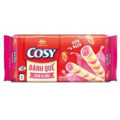 Bánh quế Cosy vị dâu 117.6g chính hãng