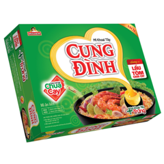 Thùng 30 mì lẩu tôm chua cay Cung Đình 79g chính hãng | Siêu Thị GO!– Thực phẩm giá tốt