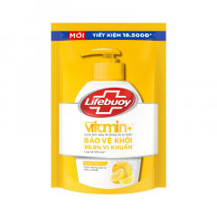 Nước rửa tay Lifebuoy Vitamin chanh khử mùi túi 400g chính hãng