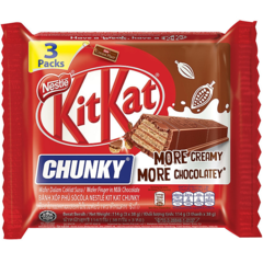 Lô 3 Bánh xốp KitKat Chunky 38g chính hãng