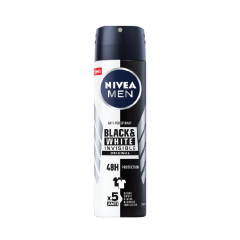 Xịt khử mùi Nivea nam Black & White 150ml chính hãng