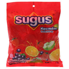 Kẹo mềm Sugus trái cây gói 210g chính hãng