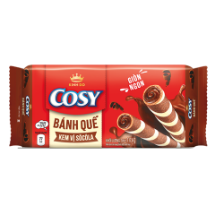 Bánh quế Cosy vị socola 117.6g chính hãng