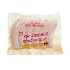 Xúc xích Đức xông khói Nippon Con Heo Vàng 500g chính hãng