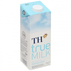 Sữa tươi TH true Milk không đường 1 lít chính hãng | Siêu Thị GO!– Thực phẩm giá tốt