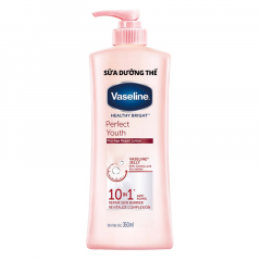 Sữa dưỡng thể Vaseline Perfect Youth 350ml chính hãng