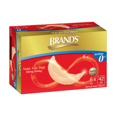 Lô 6 nước yến Brands 23% không đường hũ 42g chính hãng | Siêu Thị GO!– Thực phẩm giá tốt