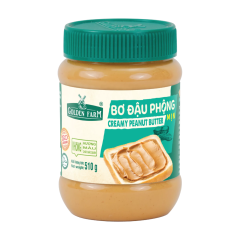 Bơ đậu phộng mịn Golden Farm 510g chính hãng
