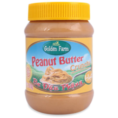 Bơ đậu phộng hạt Golden Farm 510g chính hãng