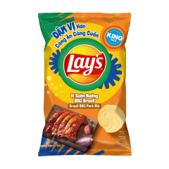 Snack khoai tây Lays sườn nướng 53g chính hãng
