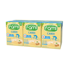 Lô 6 sữa đậu nành Fami Canxi hộp 200ml chính hãng | Siêu Thị GO!– Thực phẩm giá tốt