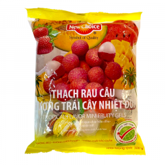 Rau câu Newchoice trái cây 300g chính hãng